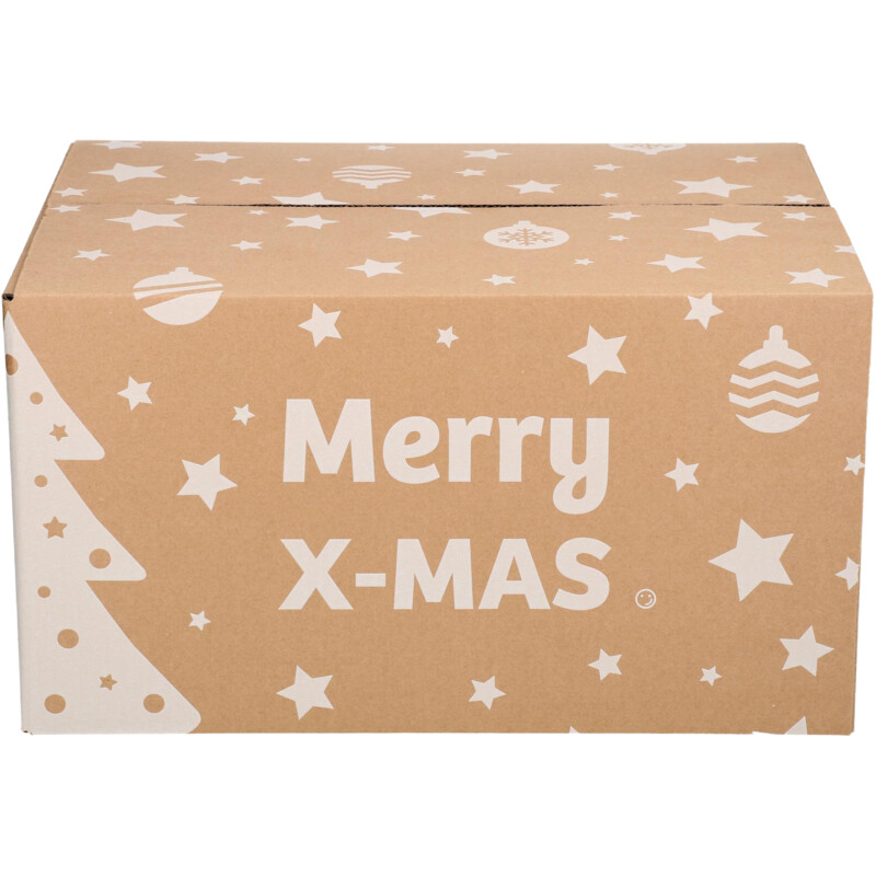 Een afbeelding van Kerstpakketdoos Merry Christmas