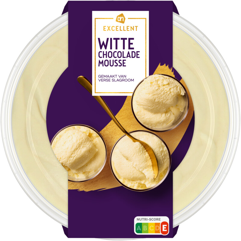 Een afbeelding van AH Excellent Witte chocolade mousse