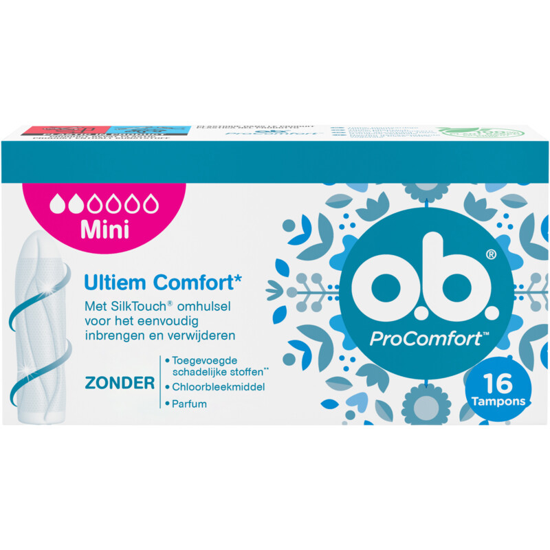 Een afbeelding van o.b. ProComfort tampons mini