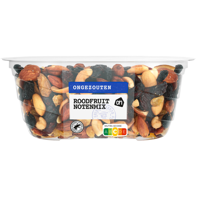Een afbeelding van AH Roodfruit notenmix ongezouten