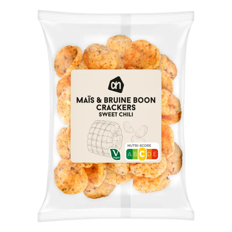 Maïs & bruine boon crackers sweet chili