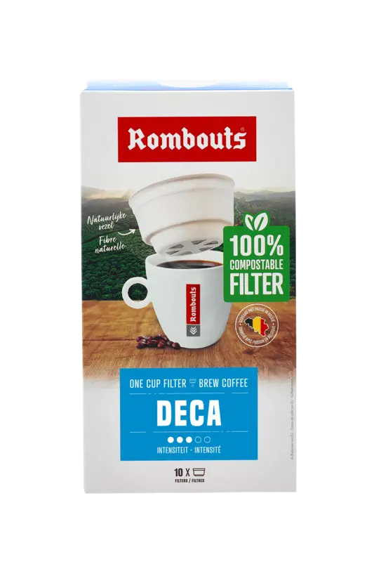Rombouts Deca one cup filter bel