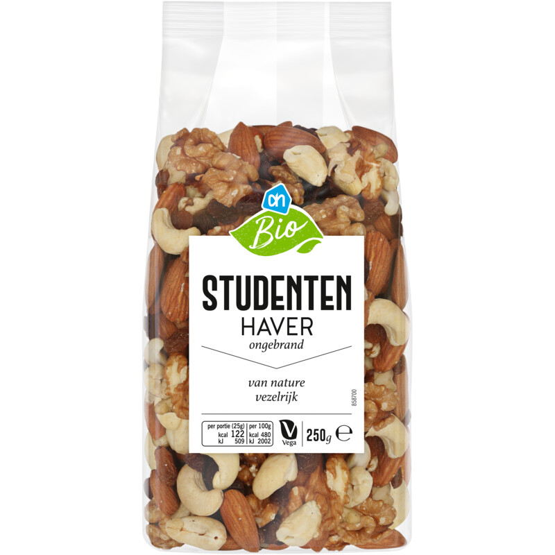Een afbeelding van AH Biologisch Studentenhaver ongebrand