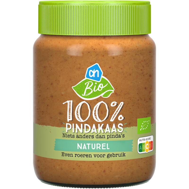 Een afbeelding van AH Biologisch 100% Pindakaas naturel