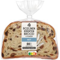 AH Rozijn krentenbrood plak