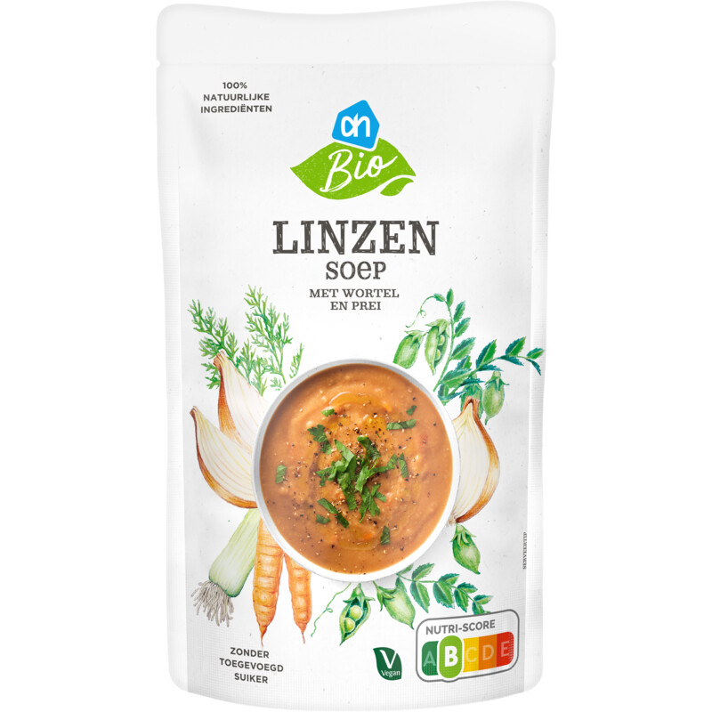 Een afbeelding van AH Biologisch Linzensoep