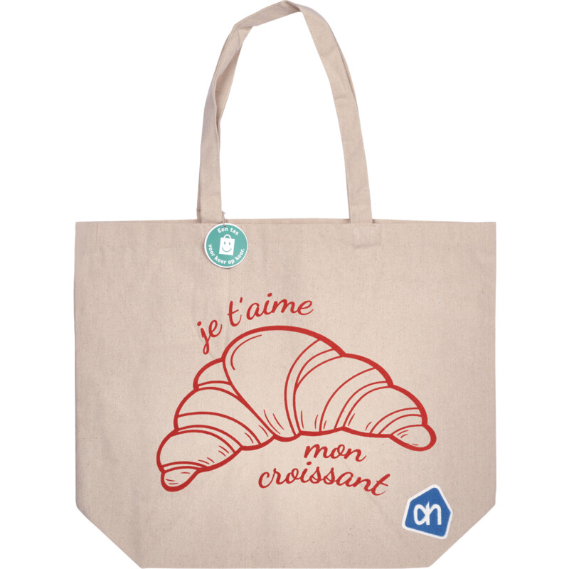 Een afbeelding van AH Tas 100% gerecycled katoen
