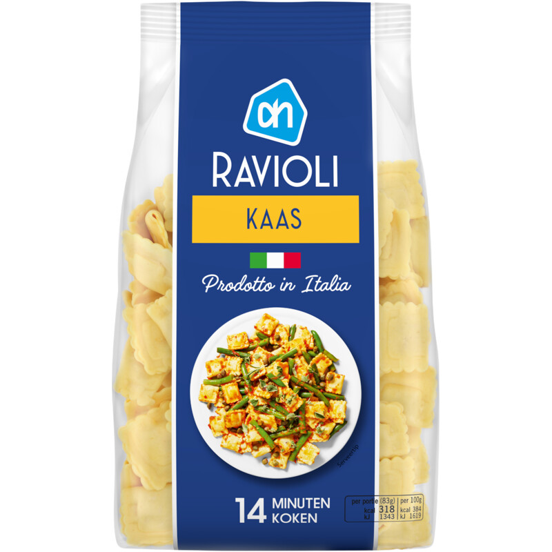 Een afbeelding van AH Ravioli kaas