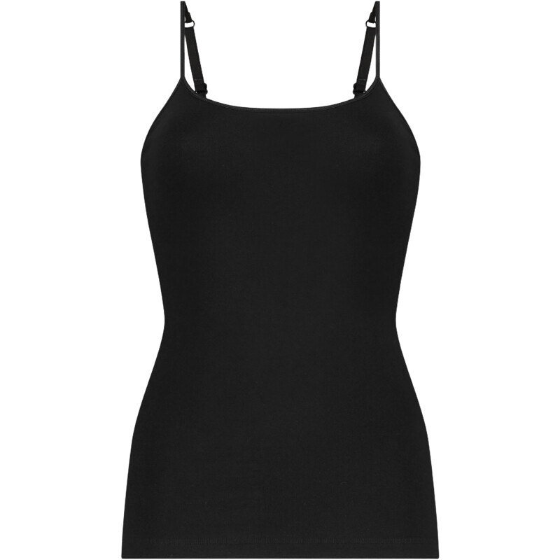 Een afbeelding van Ten Cate Spaghetti top zwart blauw XL 2-pack