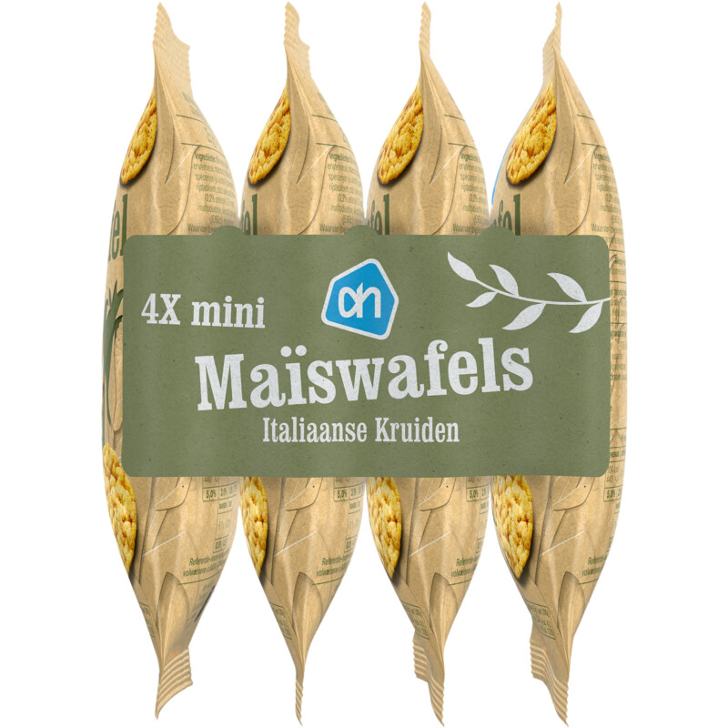 Een afbeelding van AH Mini maiswafels Italiaanse kruiden