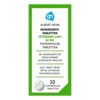 AH Hooikoortstabletten cetirizine