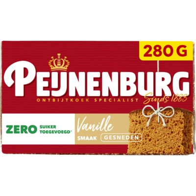pdp-image-Peijnenburg Ontbijtkoek zero vanille gesneden
