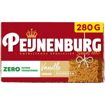 pdp-image-Peijnenburg Ontbijtkoek zero vanille gesneden