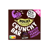 Holie's Crunchy bar protein peanut chocolate