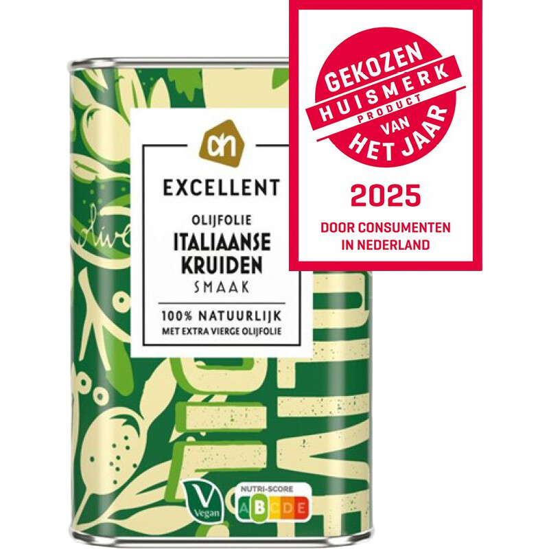 Een afbeelding van AH Excellent Olijfolie Italiaanse kruiden smaak