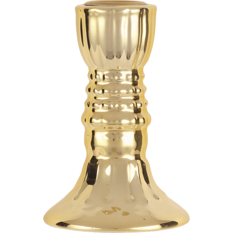 Een afbeelding van Decoris Dinerkaarshouder laag goud rond