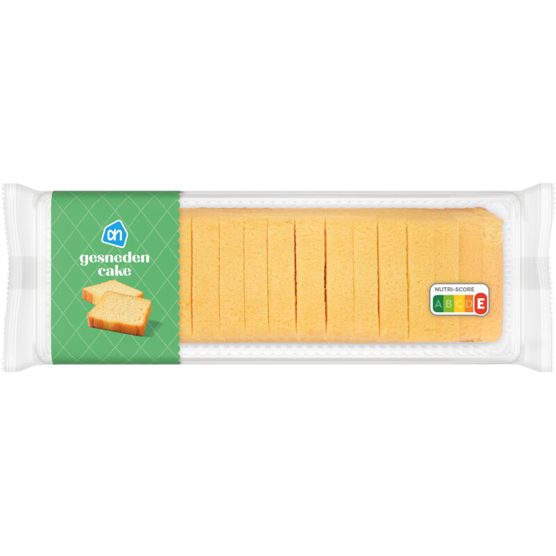 Een afbeelding van AH Cake gesneden