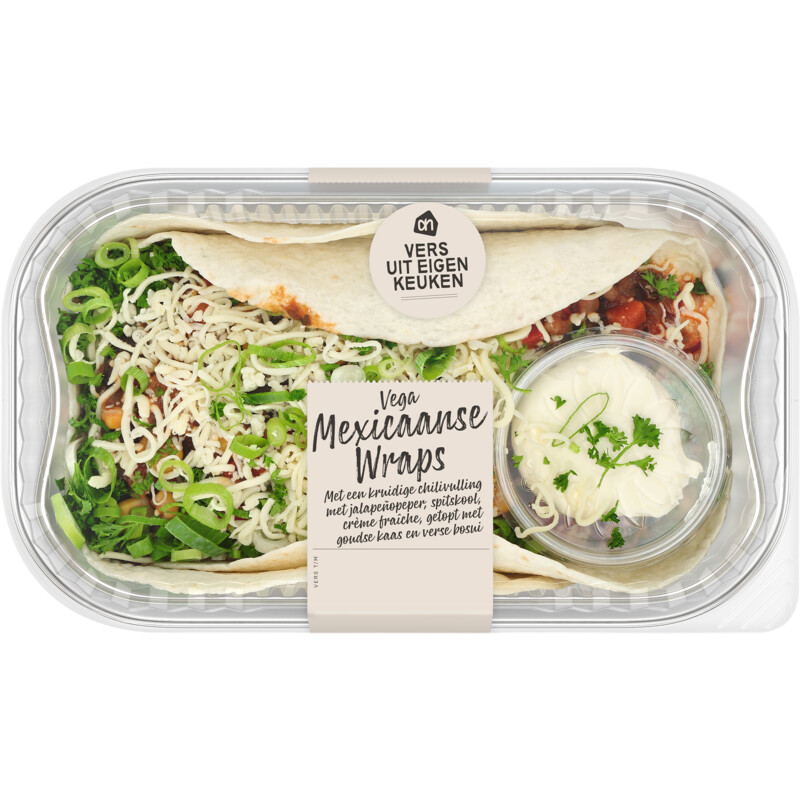 Een afbeelding van AH Verse vega mexicaanse wraps