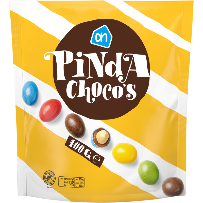Een afbeelding van AH Pinda choco's