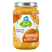 AH Biologisch Maaltijdhapje pompoen rijst & kip 8+