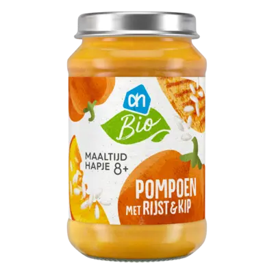 pdp-image-AH Biologisch Maaltijdhapje pompoen rijst & kip 8+