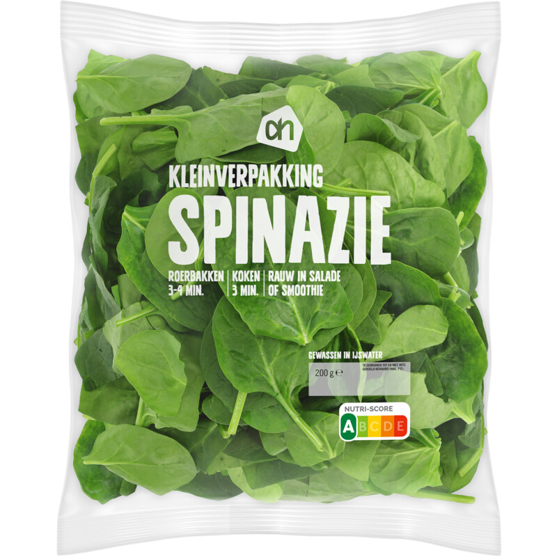 Een afbeelding van AH Spinazie kleinverpakking