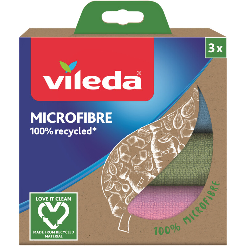 Een afbeelding van Vileda Microvezeldoek 100% recycled