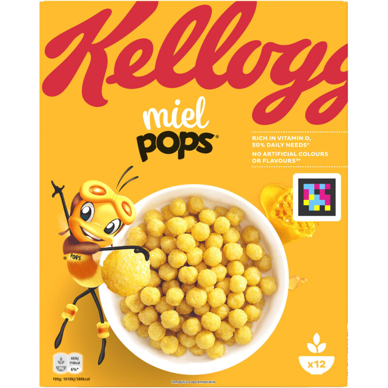 Een afbeelding van Kellogg's Honey Pops