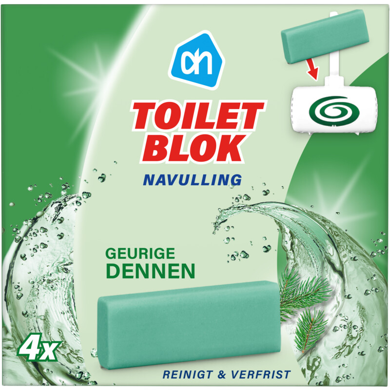 Een afbeelding van AH Toiletblok dennen navulling