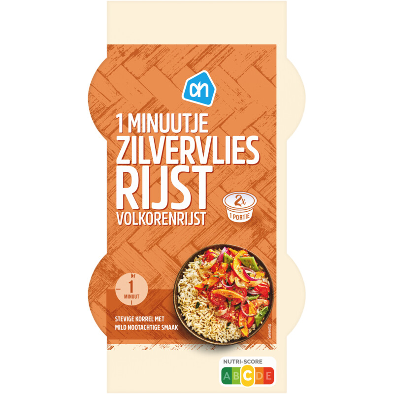 Een afbeelding van AH 1 minuutje zilvervliesrijst volkoren