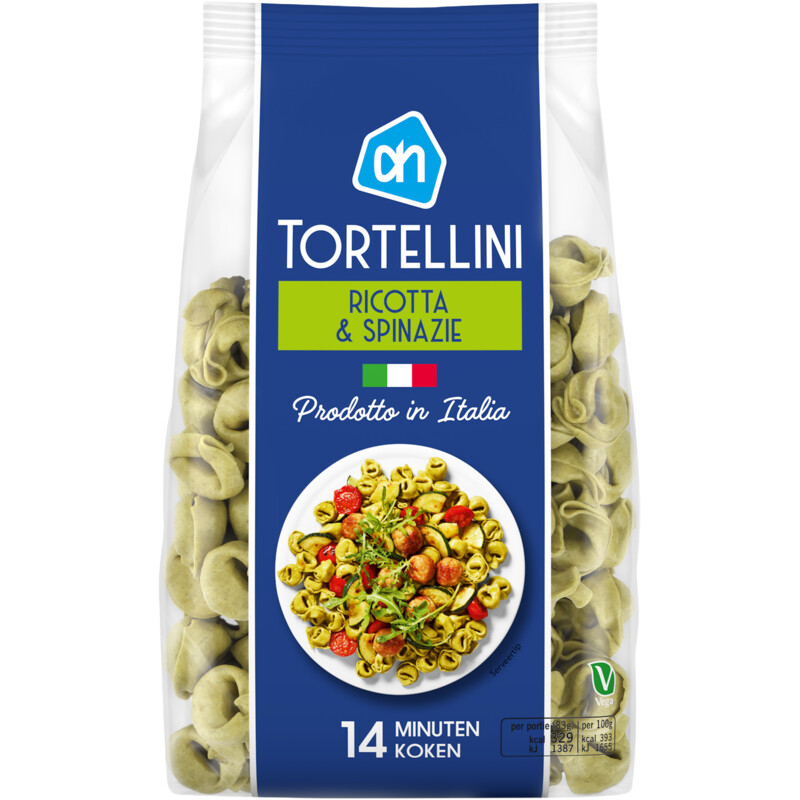 Een afbeelding van AH Tortellini ricotta & spinazie
