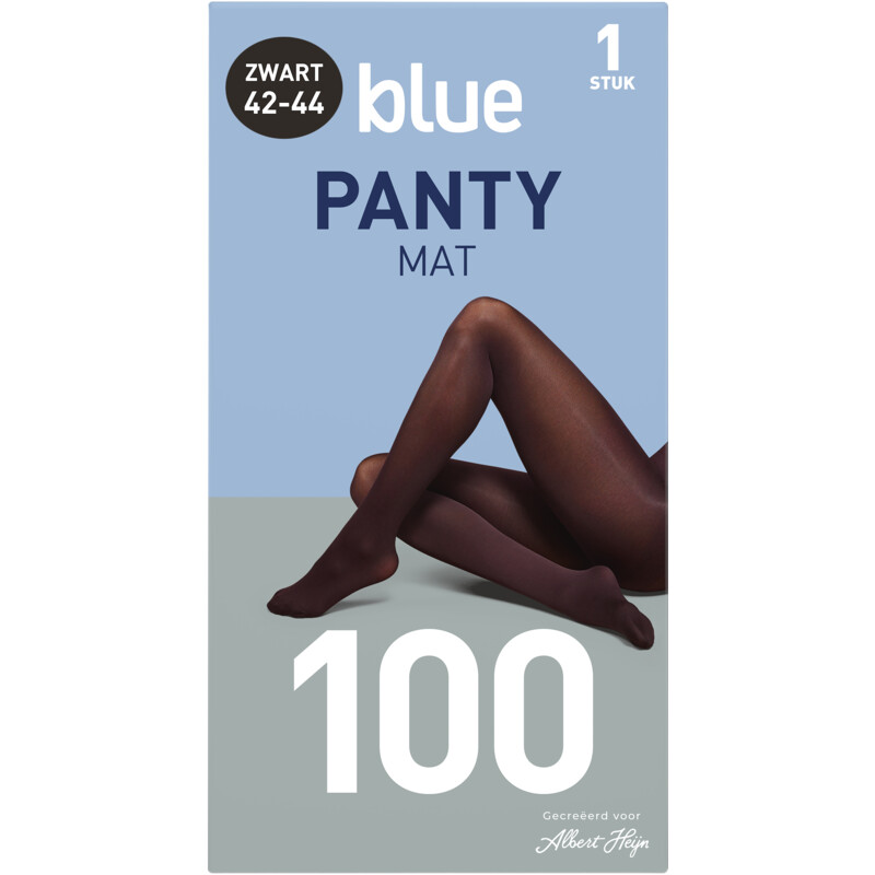 Een afbeelding van AH Panty mat zwart 100 denier maat 42-44