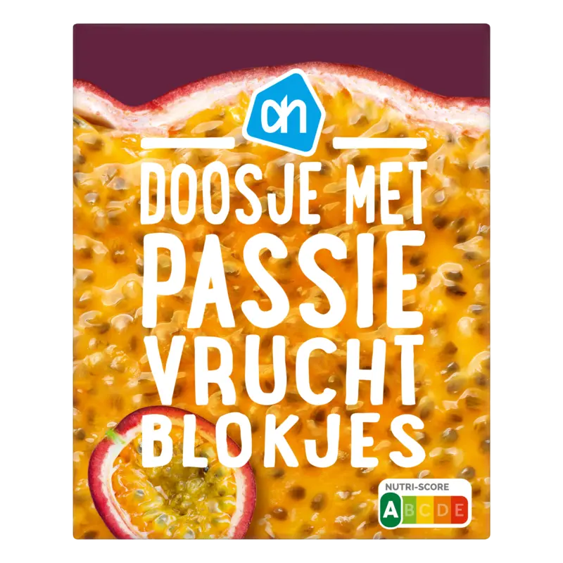 Doosje met passievruchtblokjes