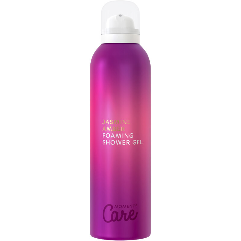Een afbeelding van Care Moments Foaming shower gel jasmin amber