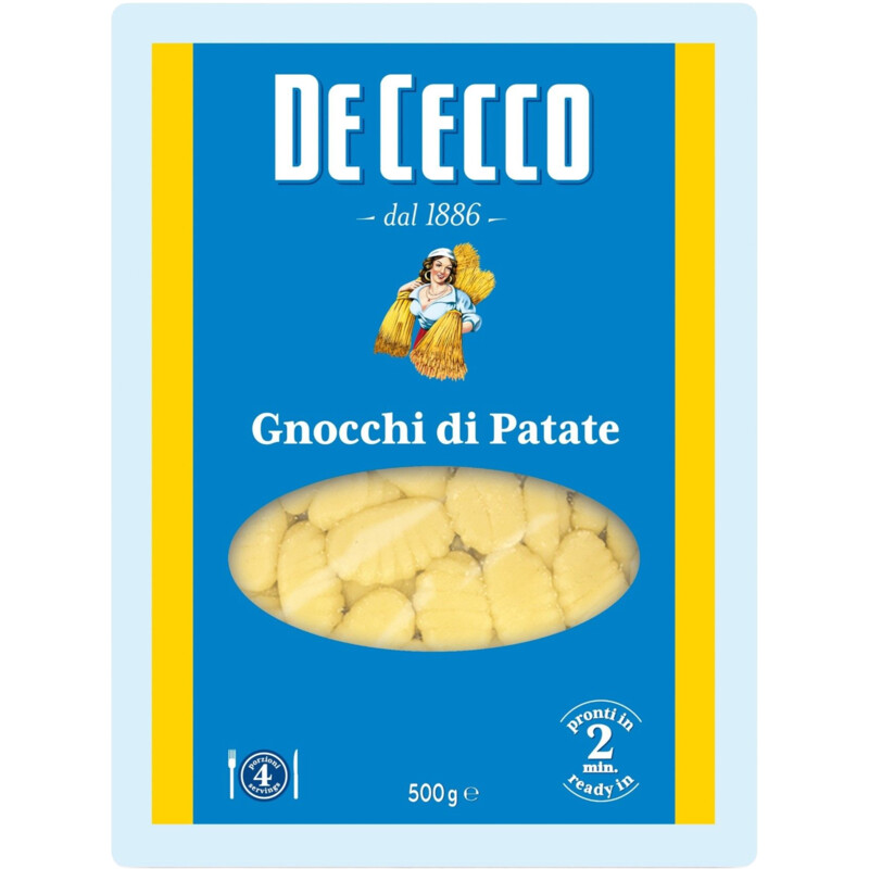 Een afbeelding van De Cecco Gnocchi di patate