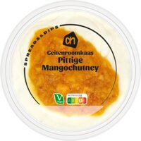 Een afbeelding van AH Geitenroomkaas pittige mangochutney