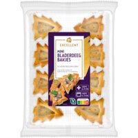 Een afbeelding van AH Excellent Mini bladerdeegbakjes kerstboomvorm