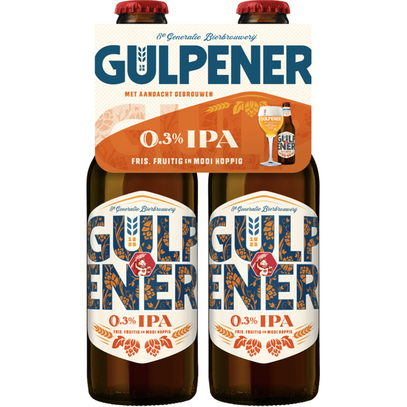 Een afbeelding van Gulpener IPA 0,3% 4-pack