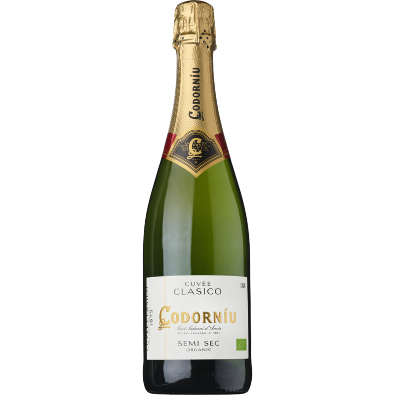 Een afbeelding van Codorníu Clasico semi sec organic