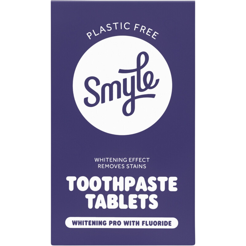 Een afbeelding van Smyle Whitening pro toothpaste tablets navul