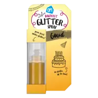 AH Bakfeest glitterspray goud