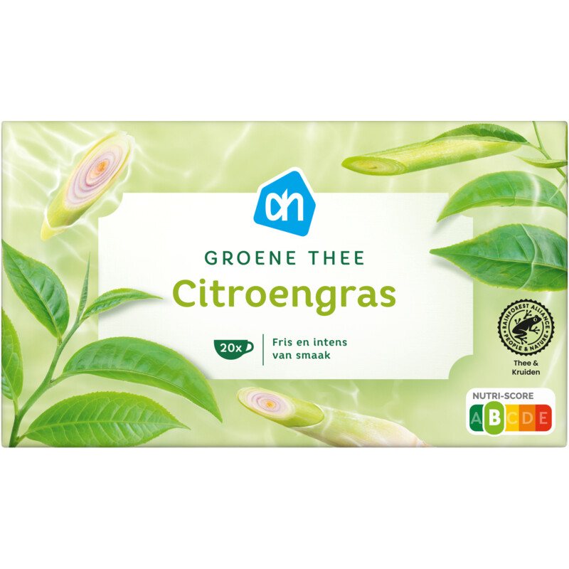 Een afbeelding van AH Groene thee citroengras