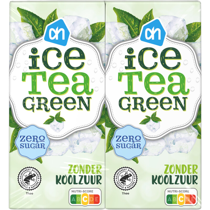 Een afbeelding van AH Ice tea green zero 10-pack