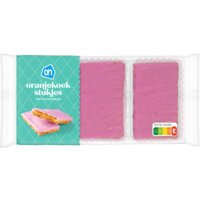 Een afbeelding van AH Oranjekoek stukjes met banketspijs