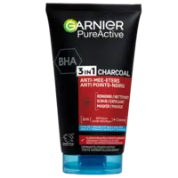 Garnier 3-in-1 charcoal reiniger, scrub & mask