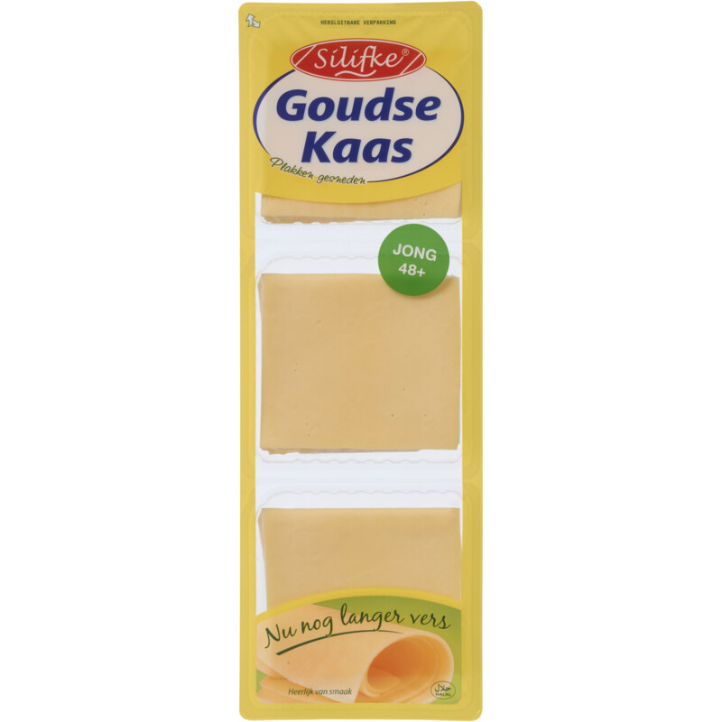 Een afbeelding van Silifke Goudse kaas jong 48+ plakken