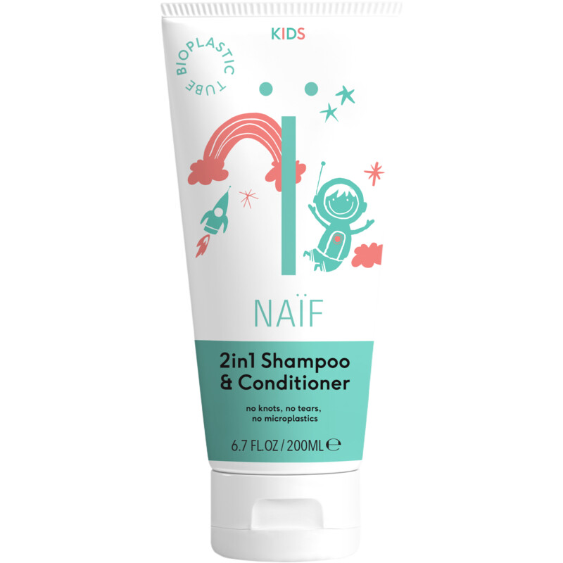 Een afbeelding van Naïf Kids 2-in-1 shampoo & conditioner