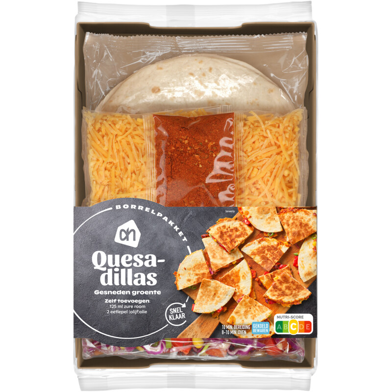 Een afbeelding van AH Borrelpakket quesadillas
