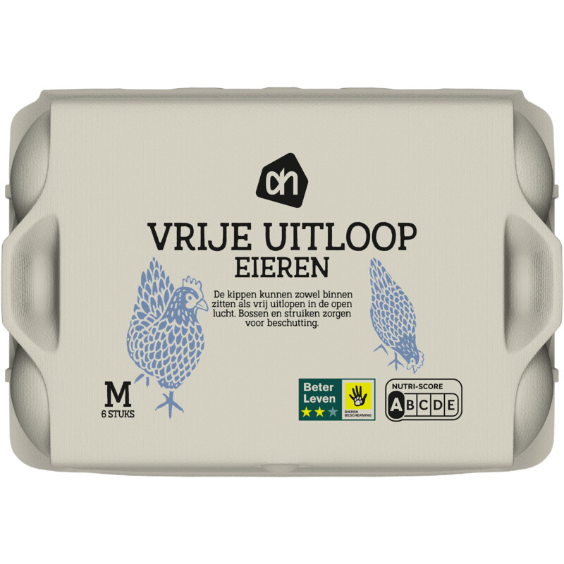 Een afbeelding van AH Witte vrije uitloopeieren M