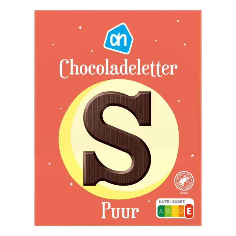 AH Chocoladeletter puur